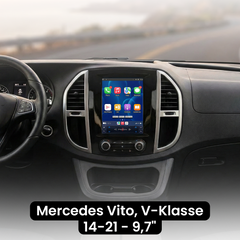 Mercedes Vito 14-21 - Radio 9,7" z Apple CarPlay i Android Auto