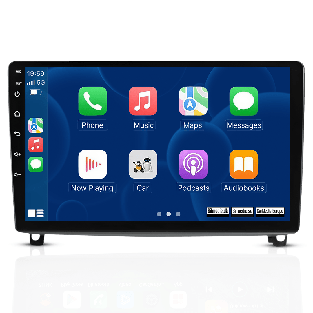 Peugeot 407 2004-2011 – 9” radio samochodowe z bezprzewodowym Apple CarPlay i Android Auto 