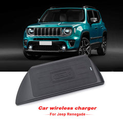 Jeep Renegade 2015-2021 Bezprzewodowa ładowarka do telefonu z szybkim ładowaniem 15W 