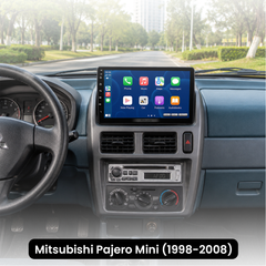 Mitsubishi Pajero Mini radio 1998-2008 9" z Apple CarPlay i Android Auto 