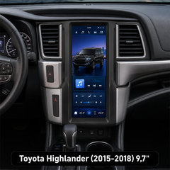 Toyota Highlander 2015-2018 - radio 9,7" z Apple CarPlay i Android Auto 