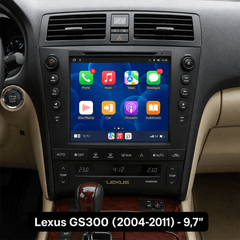 Lexus GS300 2004-2011 - radio 9,7" z Apple CarPlay i Android Auto 