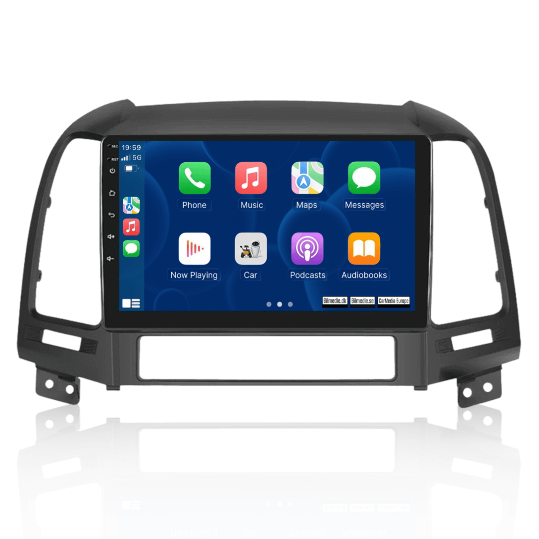 Hyundai Santa Fe 2006-2012 – Radio 9" z Apple CarPlay i Android Auto