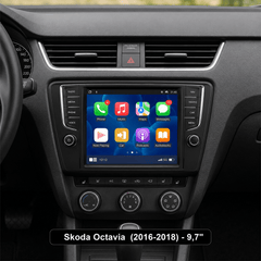 Skoda Octavia 2016-2018 - radio 9,7" z Apple CarPlay i Android Auto 