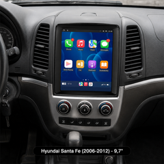 Hyundai Santa Fe 2006-2012 - radio 9,7" z Apple CarPlay i Android Auto 