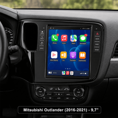 Mitsubishi Outlander 2016-2021 - radio 9,7" z Apple CarPlay i Android Auto 