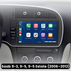 Saab 9-3 07-12 - 9" Radio z Apple CarPlay i Android Auto 