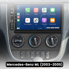Mercedes-ML 03-05 - 9" Radio z Apple CarPlay i Android Auto 