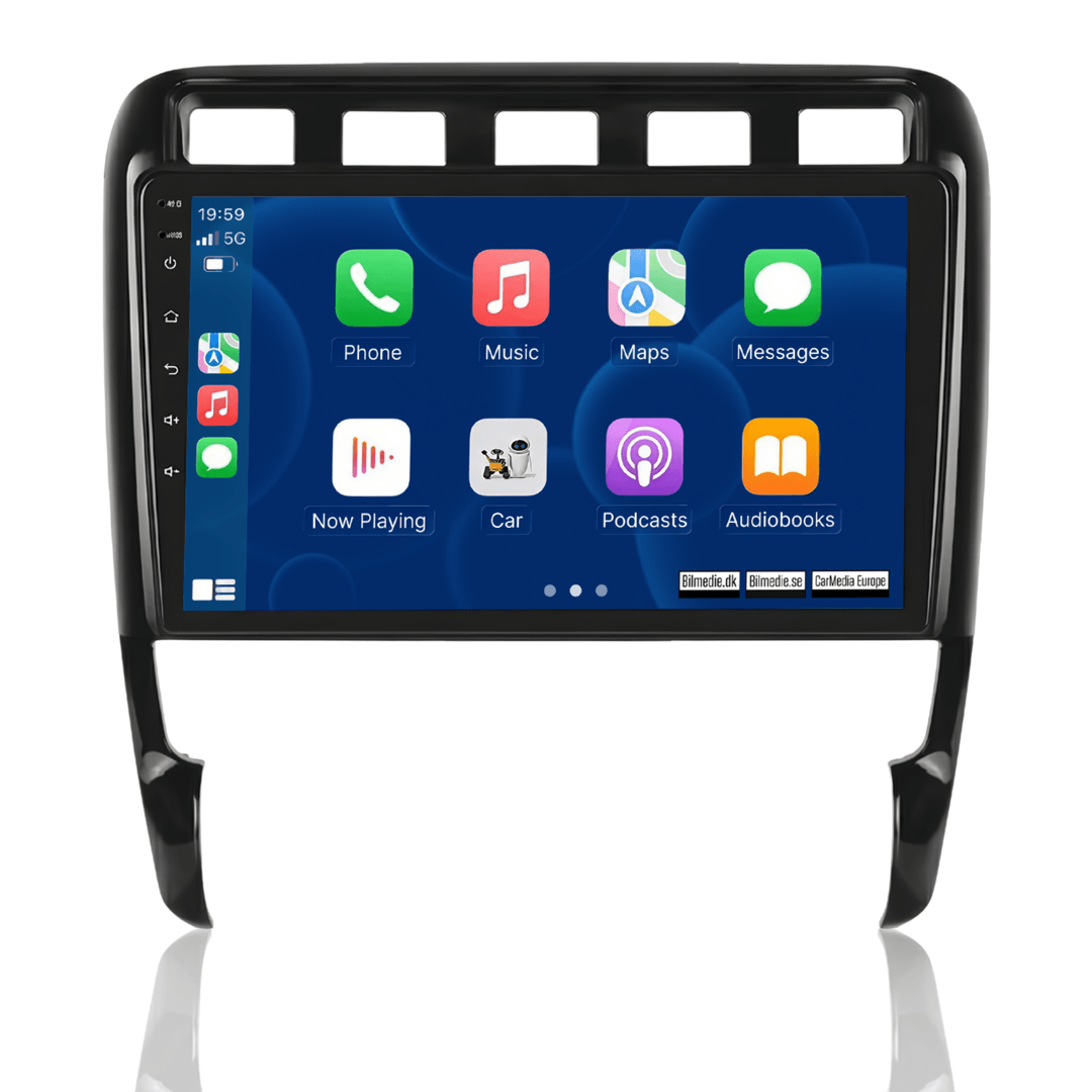 Porsche Cayenne 02-10 - 9-calowe radio z Apple CarPlay i Android Auto