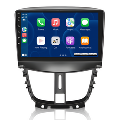 Peugeot 207 06-15 - Radio 9" z Apple CarPlay i Android Auto