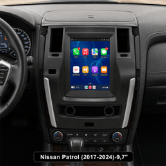 Nissan Patrol 2017-2024 - radio 9,7" z Apple CarPlay i Android Auto 