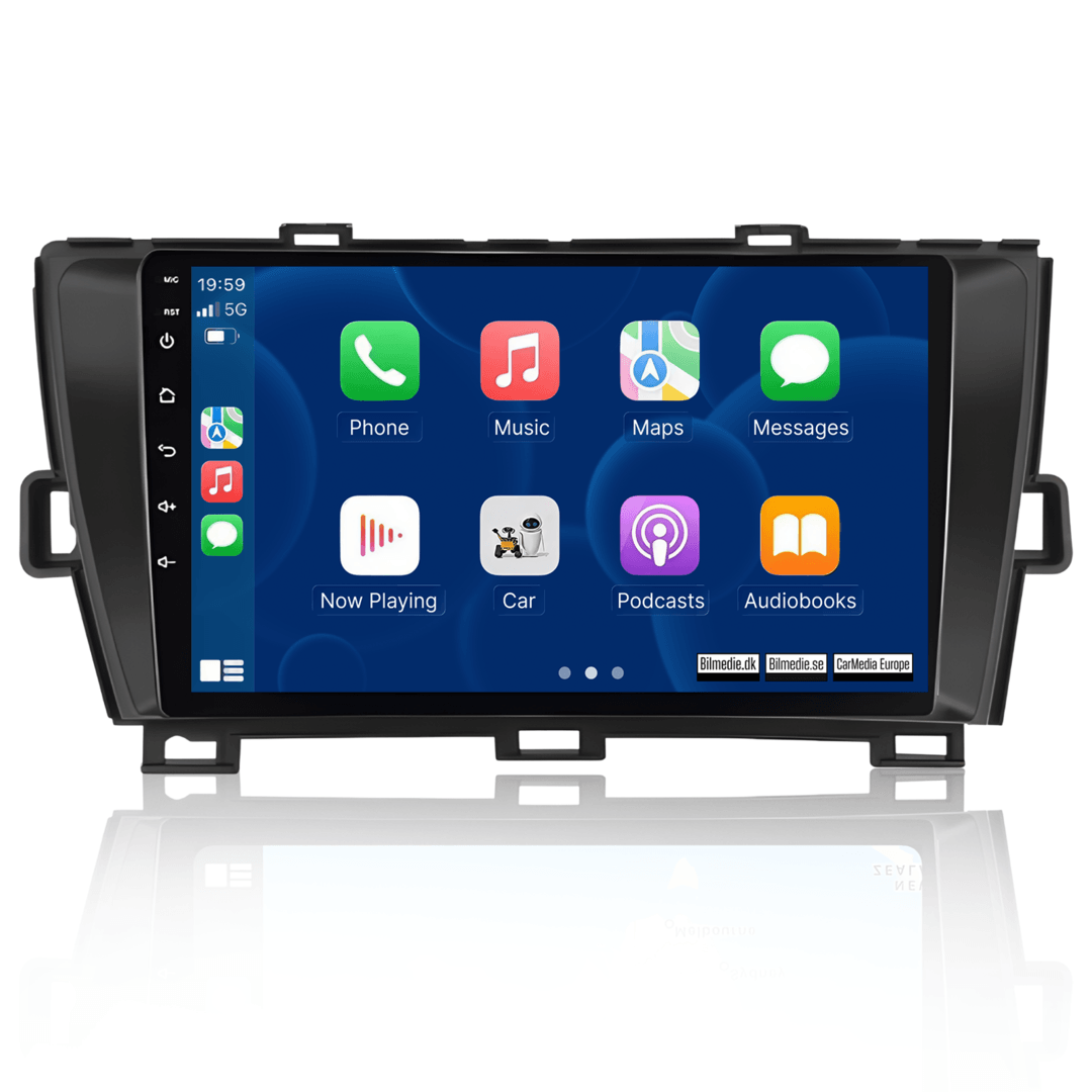 Toyota Prius 09-15 - 9-calowe radio z Apple CarPlay i Android Auto