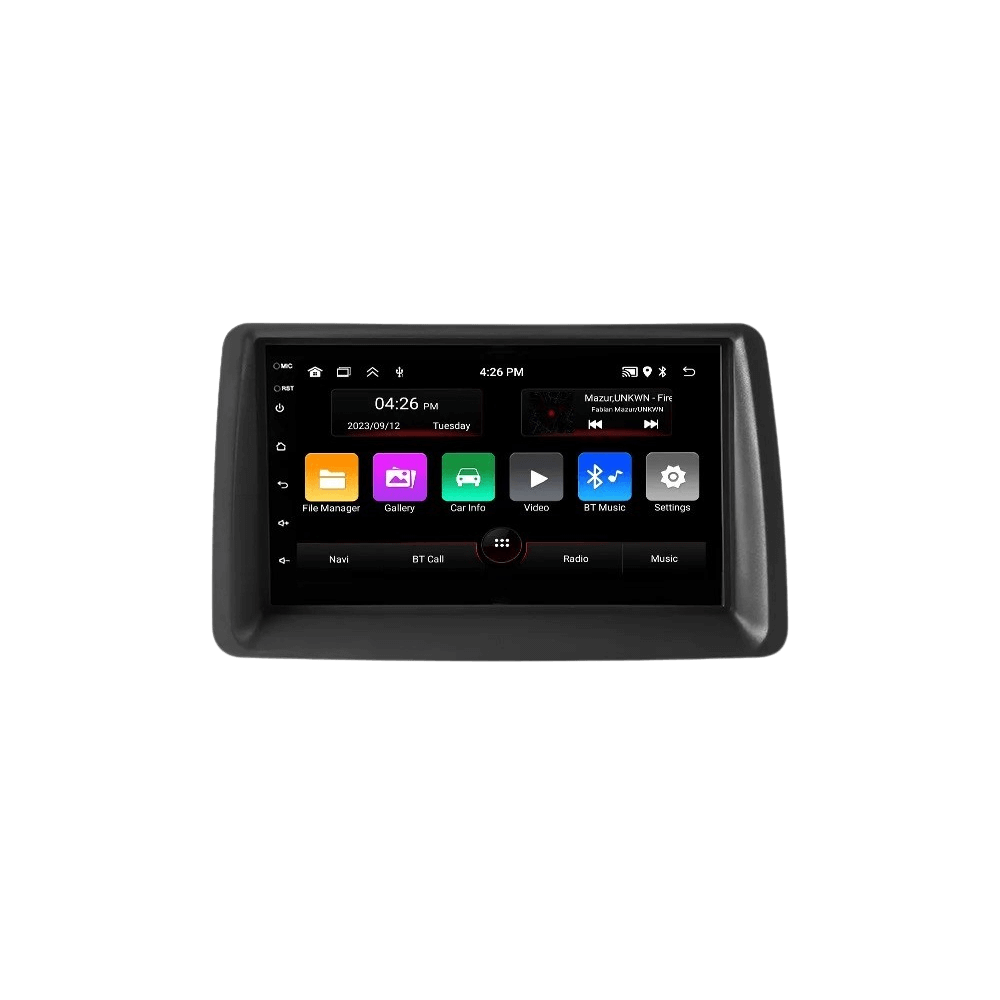 Fiat Panda 03-12 - radio 7" z Apple CarPlay i Android Auto, ekranem, nawigacją i funkcjami multimedialnymi