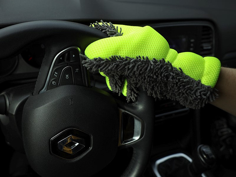 Rękawica do mycia z mikrofibry CARMOTION z siatką
