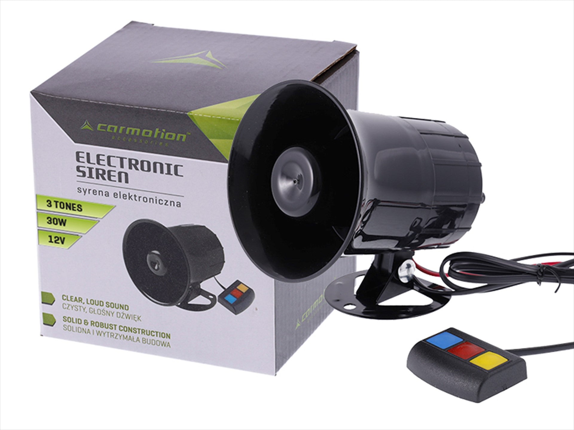 Syrena CARMOTION 3-tonowa do instalacji 12V
