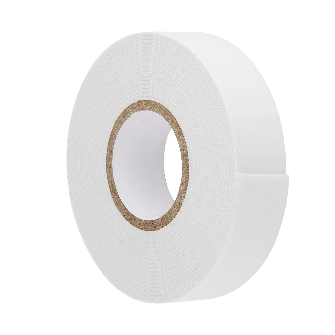 Dwustronna taśma piankowa 1 mm x 19 mm x 3 m w kolorze białym
