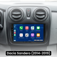 Dacia Logan/Sandero - 9-calowe radio z Apple CarPlay i Android Auto