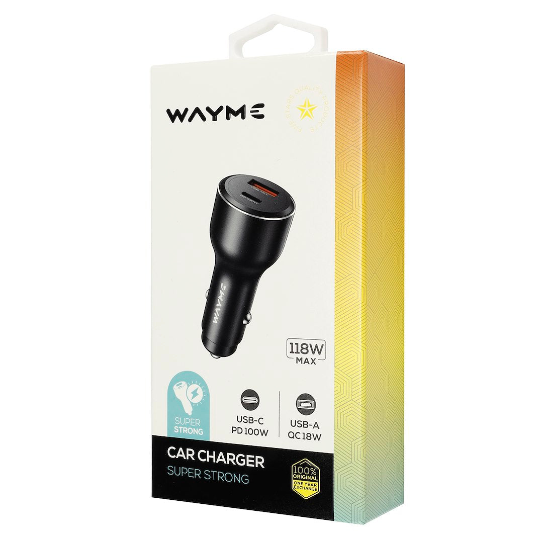 Ładowarka samochodowa 12/24V z USB-C Power Delivery i USB-A Quick Charge
