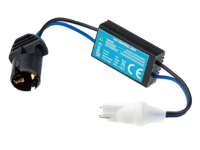 Sterownik LED / rezystor do T10 (W5W) 12V od VISION