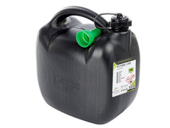 Owalny kanister na paliwo z tworzywa 10 l CARMOTION w kolorze czarnym