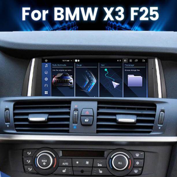 BMW X3/X4 - 8,8" Radio m. Apple CarPlay og Android Auto – Bilmedie.dk