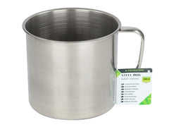 Duży kubek stalowy z uchwytem 1000 ml