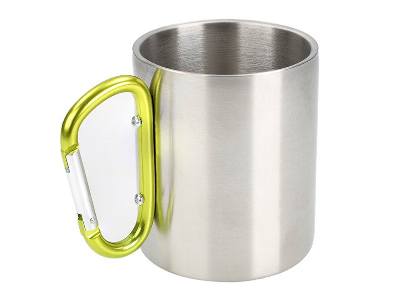Kubek stalowy 300 ml z uchwytem-karabińczykiem od CARMOTION
