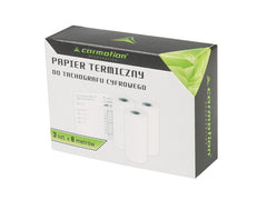 Zestaw papieru do tachografu cyfrowego: 3 rolki po 8 m