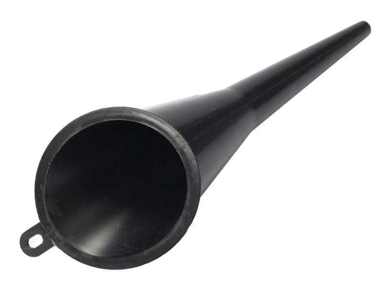 Kątowy lejek z wlotem 8 cm i długością 29 cm