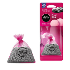 Aroma Fresh Bag Bubble Gum luftfrisker til bil med keramiske perler