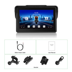 7-calowy ekran motocyklowy z CarPlay, Android Auto, AirPlay i TPMS 