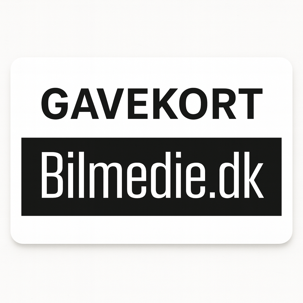 Bilmedie Gavekort – gavekort fra Bilmedie til bilentusiaster, gyldigt i 2 år, perfekt til gaver.