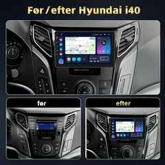 Hyundai I40 12-16 - 9" Radio m. Apple CarPlay og Android Auto – Bilmedie.dk