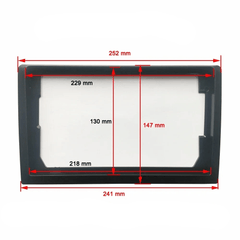 Radiorammeadapter 9" til 10,1" / 10,1" til 9"
