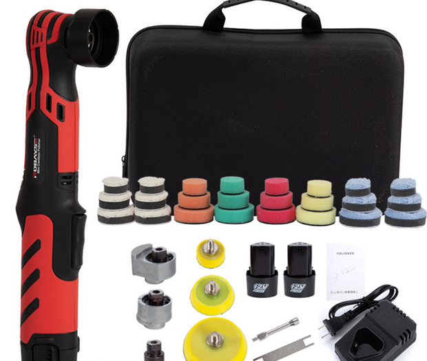 Mini polerka akumulatorowa 12V – 24 elementy z 2 akumulatorami 