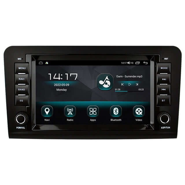 Mercedes-Benz ML – 8-calowe radio z Apple CarPlay i Android Auto