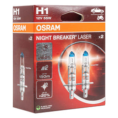 Żarówki halogenowe Osram H1 Night Breaker Unlimited 12 V 55 W, 2 szt.