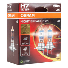 Osram NIGHT BREAKER 200 H7 halogenpærer, 2 stk.
