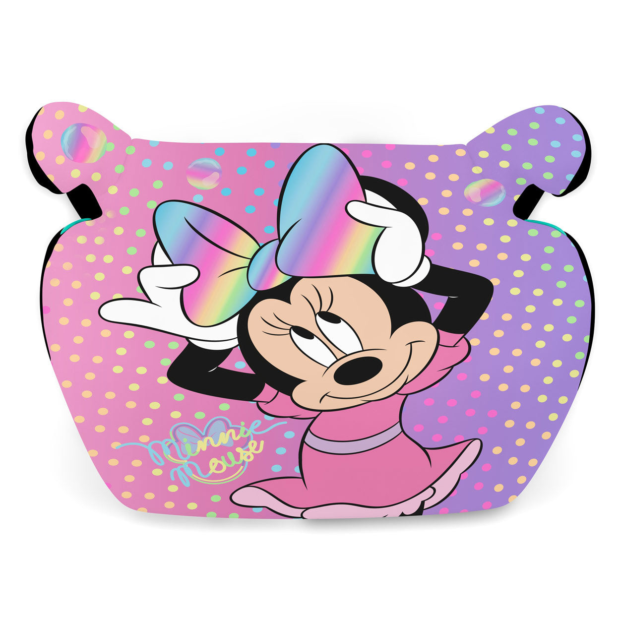 Fotelik samochodowy z motywem Disney Minnie dla dzieci o wzroście 125-150 cm