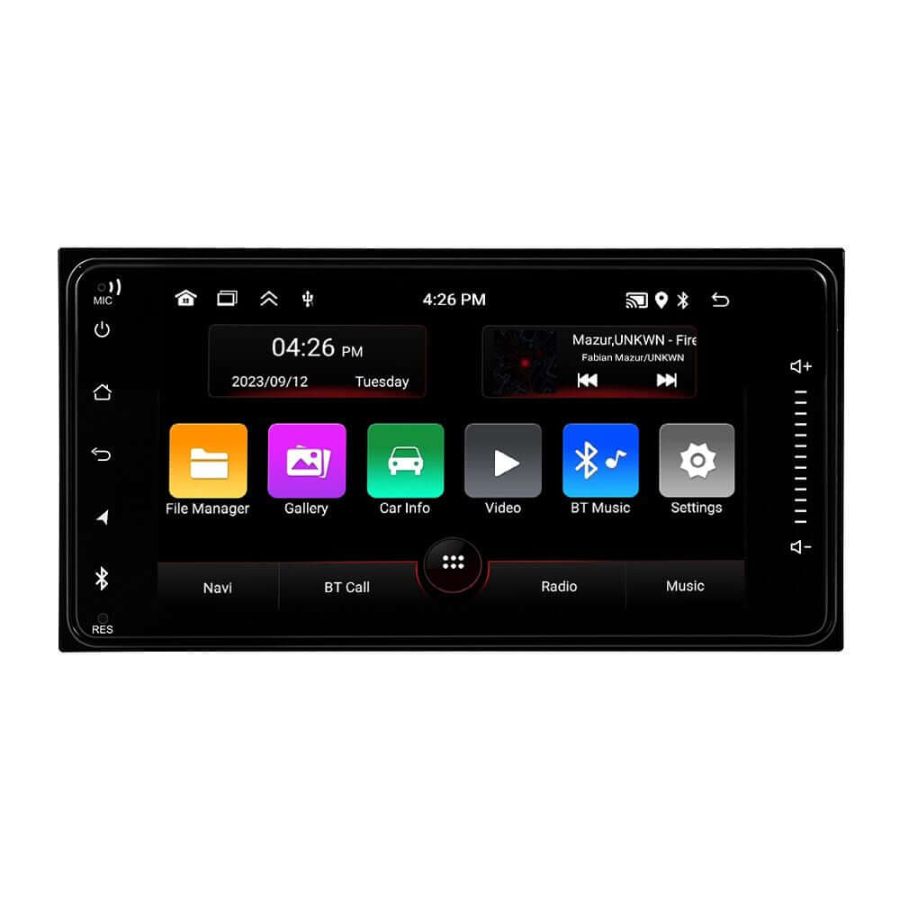 Toyota Uniwersalne – radio 7" z Apple CarPlay i Android Auto z nowoczesnymi funkcjami i interfejsem