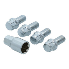 Śruby zabezpieczające do kół Carpoint M14x1,5x26 mm, łeb kulisty D 