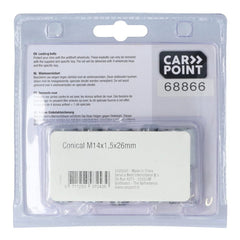 Zabezpieczające śruby do kół Carpoint M14x1,5x26mm G stożkowe 