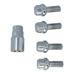 Zabezpieczające śruby do kół Carpoint M12x1,5x26 mm, łeb kulisty C 