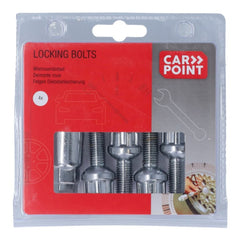 Zabezpieczające śruby do kół Carpoint M12x1,5x26 mm, łeb kulisty C 