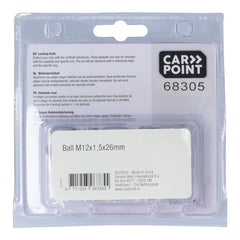 Zabezpieczające śruby do kół Carpoint M12x1,5x26 mm, łeb kulisty C 