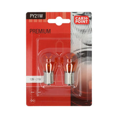 Carpoint Premium żarówki samochodowe 12V PY21W 2 szt. 