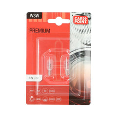 Carpoint Premium żarówki samochodowe 12V W3W 2 szt. 