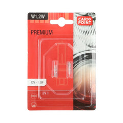 Carpoint. Żarówki samochodowe Premium 12V W1,2W, 2 szt. 