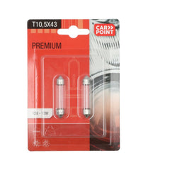 Żarówki samochodowe Carpoint Premium C10W 12V – 2 szt. 