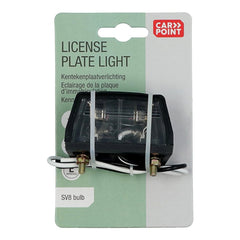 Oświetlenie tablicy rejestracyjnej Carpoint 12V E11 72 mm 